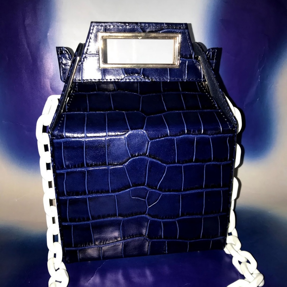 Pop&Suki Sapphire Croc Takeout Bag